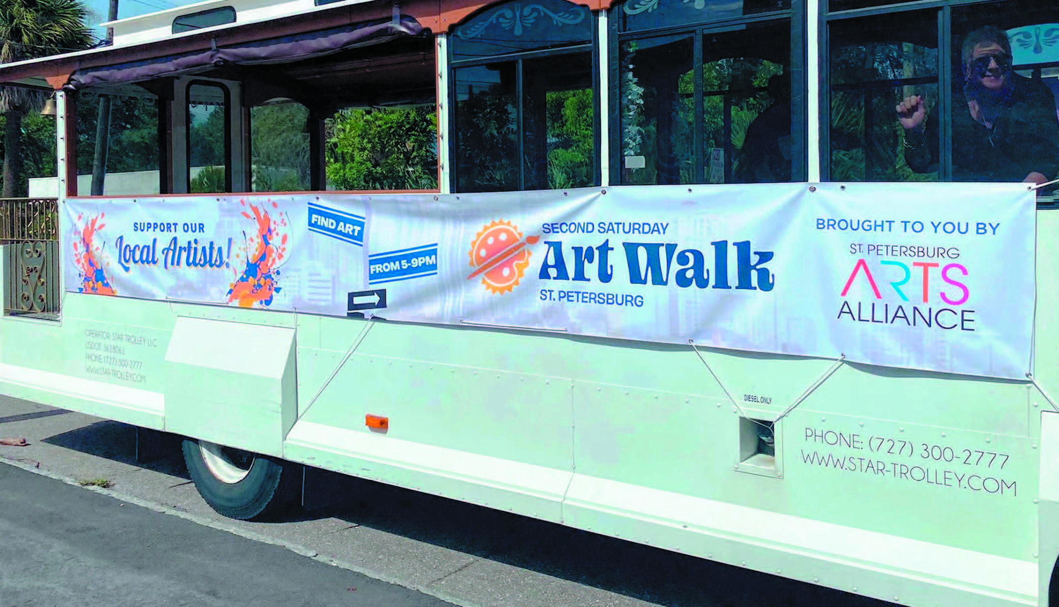 ArtWalk Trolley
